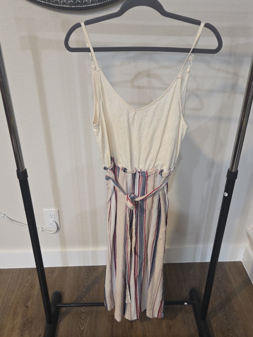 Love & Piece Cream Sleeveless Romper